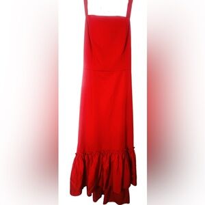ANTONIO MELANI Strappy Red Dress